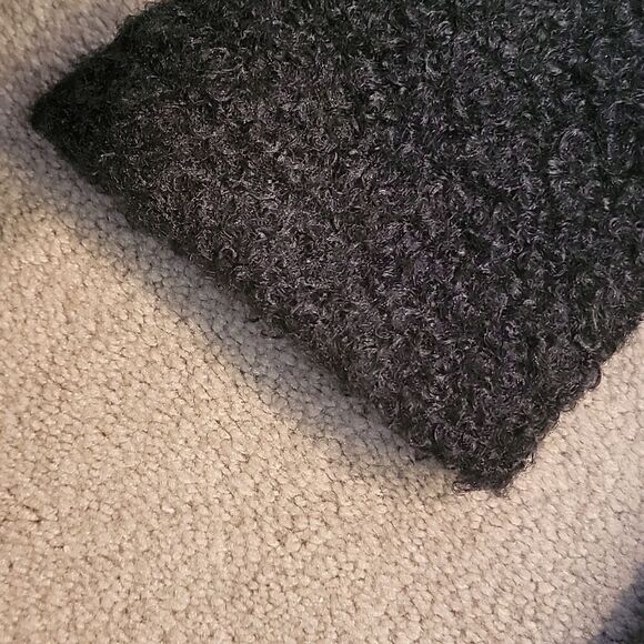 NWOT Bobeau dark green nubby knit 3/4 sleeve sweater jacket - Picture 13 of 14